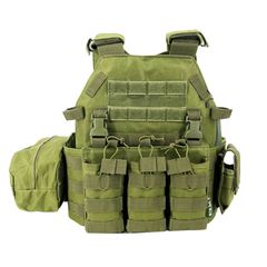 Airsoft - 6094S Tactical Vest - Olive Darp