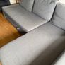 FREE IKEA Corner Sofa Bed with Storage (Dark Grey) Image 2