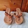 Ugg natassia wedge sandles Size 4 eu 37 tan in new condition Image 2