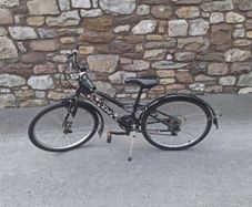 26-inch Black girls' bike