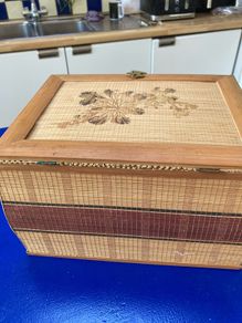 Sewing Box Vintage Veteran Old Antique (?)
