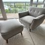 Sofa Armchair and footstool EZ living Image 4