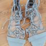NEW River Island Light Blue Sandals Image 2