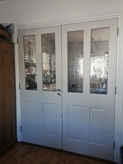 Double Solid Wood Doors