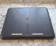 Laptop tray with cushion