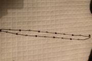 vintage red necklace