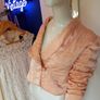 Vintage Quilted Bed Jacket Image 3