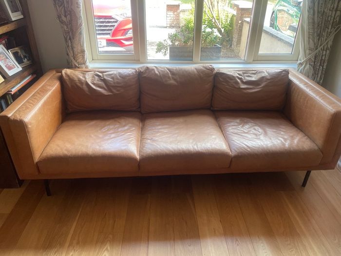leather sofa