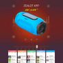 Cycle or Electric Bike Bluetooth Speaker Plus Torch Plus Solar Charging Rechargeable Image 3
