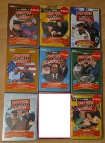 Only Fools and Horses DVD collection. Buy 3 for 10 Euros or all 9 for 25 euros