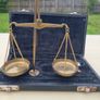Old brass pocket scale Image 2