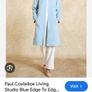 PAUL COSTELLOE powder blue oversized bucket coat Sz L - Fit 16-18UK - Bnwt Rrp 195 Image 10
