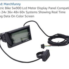 Brand New SW900 electric bike display screen