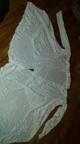 White fine knit cardigan