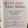 Vintage Saint Joseph Daily Missal Catholic Mass Prayer Book with Leather Cover Image 5