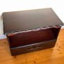 Rossmore Solid Mahogany TV Cabinet / Storage Unit on Castors Image 2