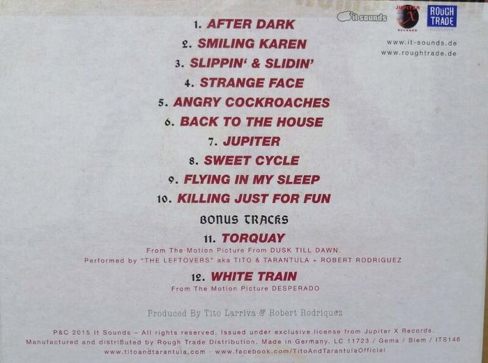Tito & Tarantula - Tarantism CD (Remastered + Extra Tracks)