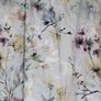 stunning floral on a grey background curtains Image 9