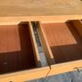 Butcher Block Table Island on wheels Image 5