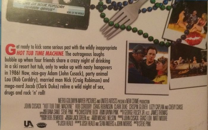 Hot Tub Time Machine [2010] John Cusack [Blu-ray Movie]