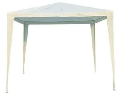2.7m x 2.7m Garden Heavy Duty Gazebo Marquee Party Tent Wedding Canopy Outdoor(White)