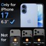 Screen Protector for iPhone 17 6.3-Inch, Tempered Glass Film with Easy Installation Tool, 9H Hardness, Case-Friendly, 3-Pack Image 2