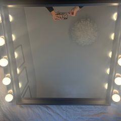 Mirror with lights