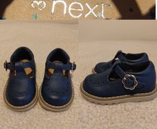 Next Kids T-bar navy blue Shoes