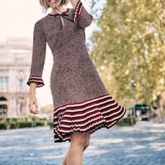 Boden 'Lara' pleat-trimmed dress
