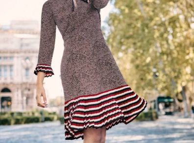 Boden 'Lara' pleat-trimmed dress