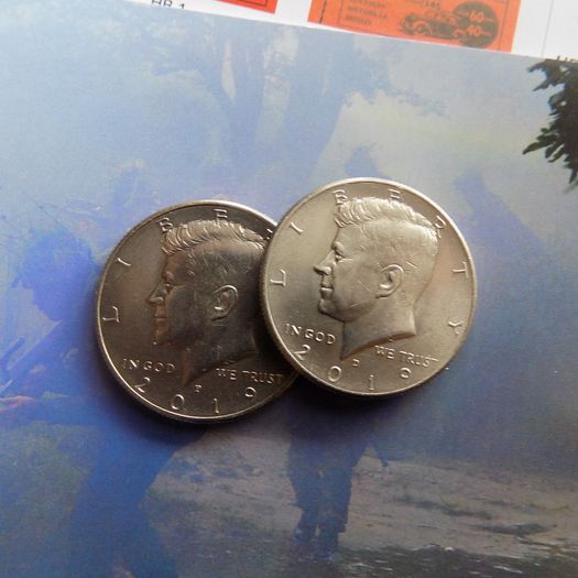 JFK 2019.P and D.Half Dollars.Denver and Philadelphia.High Grade.Uncirculated.