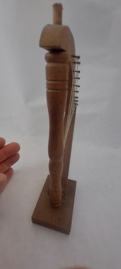 handcrafted wooden display harp ,,lovely display item for any man cave pub restaurant etc etc etc, buyer collects or pays postage.