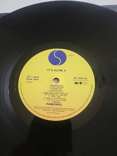 Ramones Its Alive 2 RSD limited edition numbered 2 vinyl
