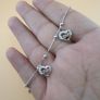 925 Sterling Silver Heart Charm Bracelet with LOVE Pendants Elegant Adjustable Chain Jewelry Image 4