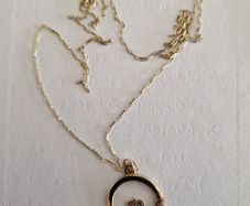 9ct claddagh pendant