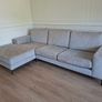 Grey Fabric Corner Sofa with Chaise (Harvey Norman) Image 3