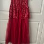 Monsoon girls sequin red dress REDUCED Image 3