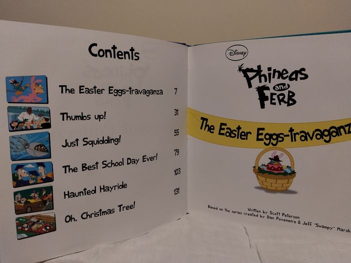 DISNEY Phineas And Ferb Story Book Collection Hardback