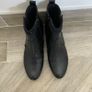 Rieker Leather Studded Ankle Boots Black  Size 40 Like New Image 6