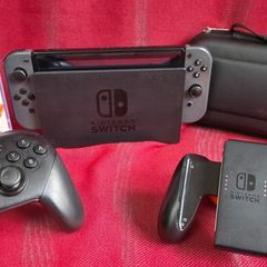 Nintendo Switch Console Bundle with Pro Controllers and Games