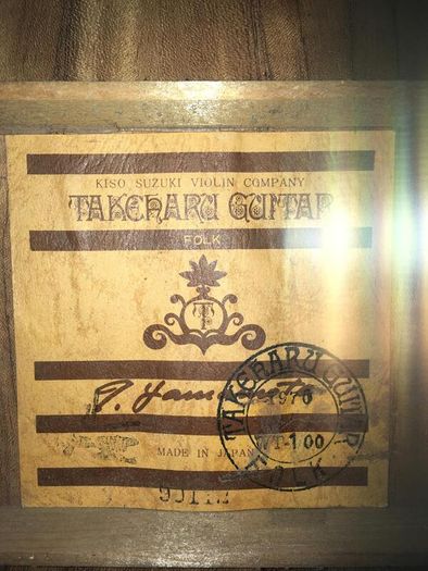 Takeharu Guitar WT-100 (1976)
