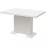 Extendable Dining Table High Gloss White Image 4