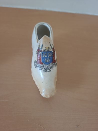 Vintage porcelain clogs