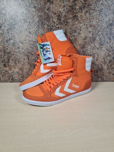 Hummel HI TOP trainers Orange Karma Size UK 7 EU 41 unisex