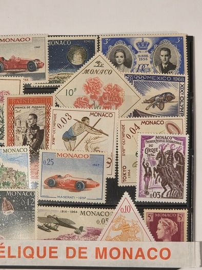 Monaco Souvenir Stamp Set