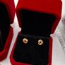 Selection of 9ct gold stud earrings Image 8
