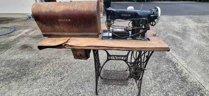 Antique Singer sewing machines x 2