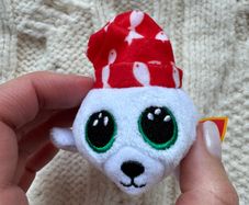 McDonald's Happy Meal Ty Beanie Boos Sally the Seal Christmas 2021 Used Please look at the pictures
