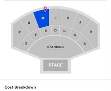 one Stevie Wonder ticket for sale. 3 arena tomorrow night. Cost 202 with fees