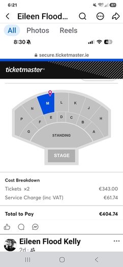 one Stevie Wonder ticket for sale. 3 arena tomorrow night. Cost 202 with fees